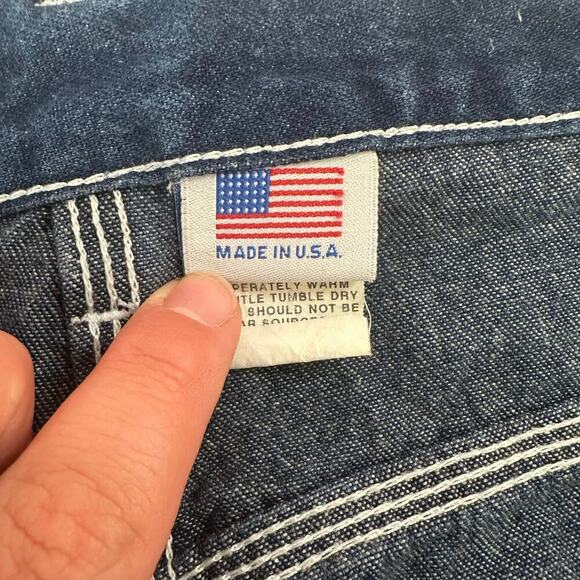 Vintage Pointer Brand Women’s Carpenter Jeans Size 8M Workwear Utility USA - Picture 10 of 12